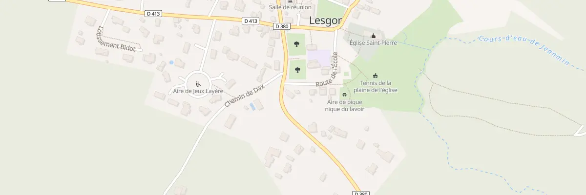Plan du 151 Rte de l’Ecole à Lesgor