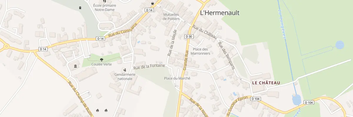 Plan du 22 Gr Grande Rue à L’Hermenault