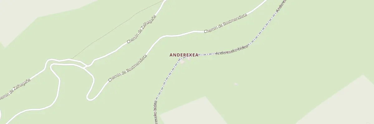 Plan du 5142 Andereche à Licq-Athérey