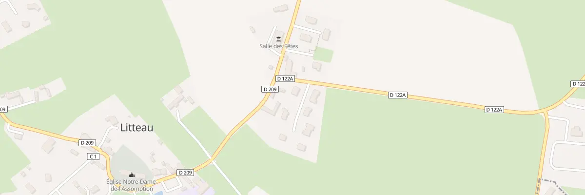 Plan du 2 Lot. Le Levant à Litteau