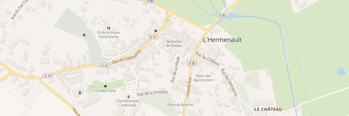 Plan du 8 Rue de la meule à L’Hermenault