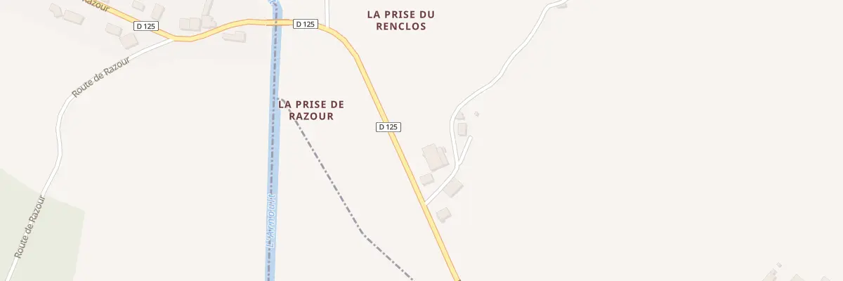 Plan du 1 Imp du Bouil à Trizay