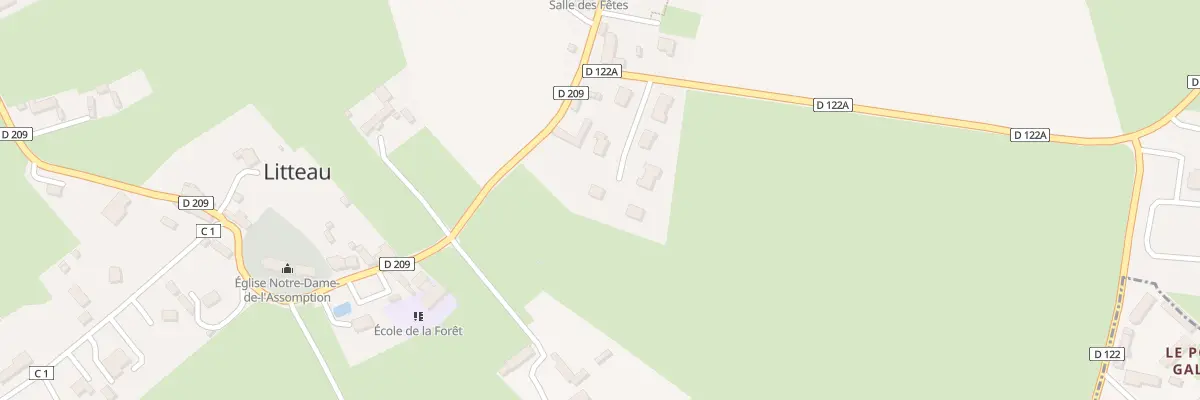 Plan du 5128F L’Eglise à Litteau