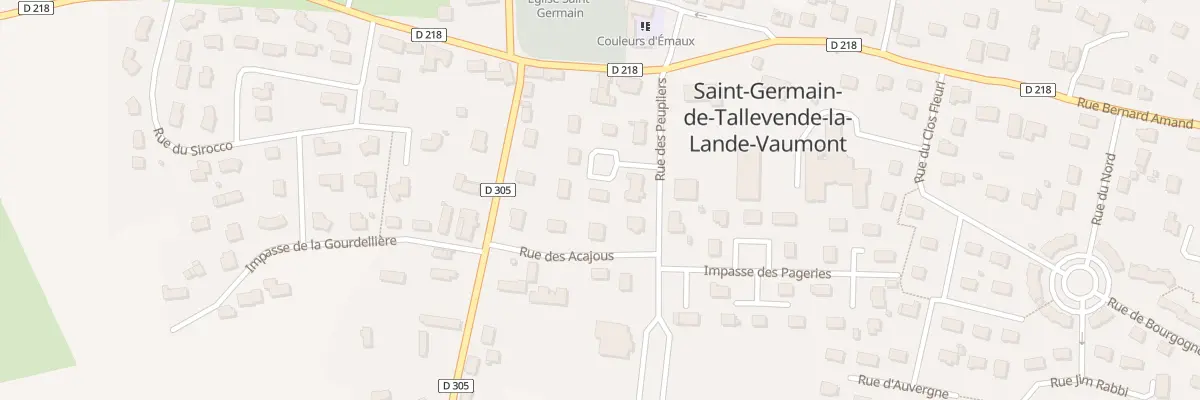 Plan du 5 Imp des Cypres - Saint Germain à Vire Normandie