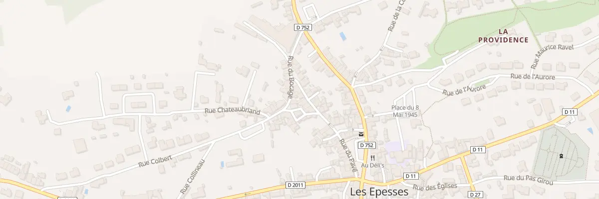 Plan du 43 Rue du Pavé aux Epesses