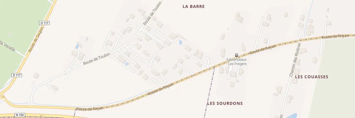 Plan du 188 Rte de Royan à Sablonceaux