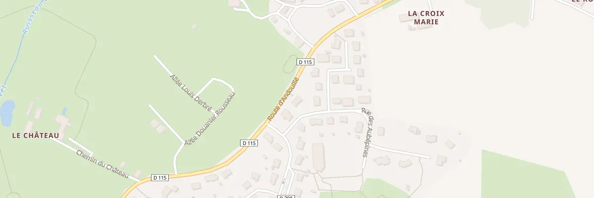 Plan du 1 Rue des Aubepines à Saint-Ouën-des-Toits