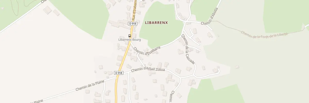 Plan du 5080 Bourg de Libarrenx à Gotein-Libarrenx