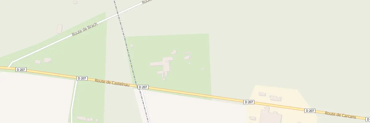 Plan du 6 Rte de Carcans à Listrac-Médoc