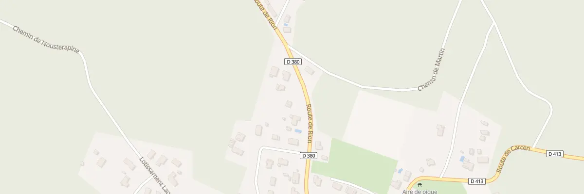 Plan du 319 Rte de Rion à Lesgor