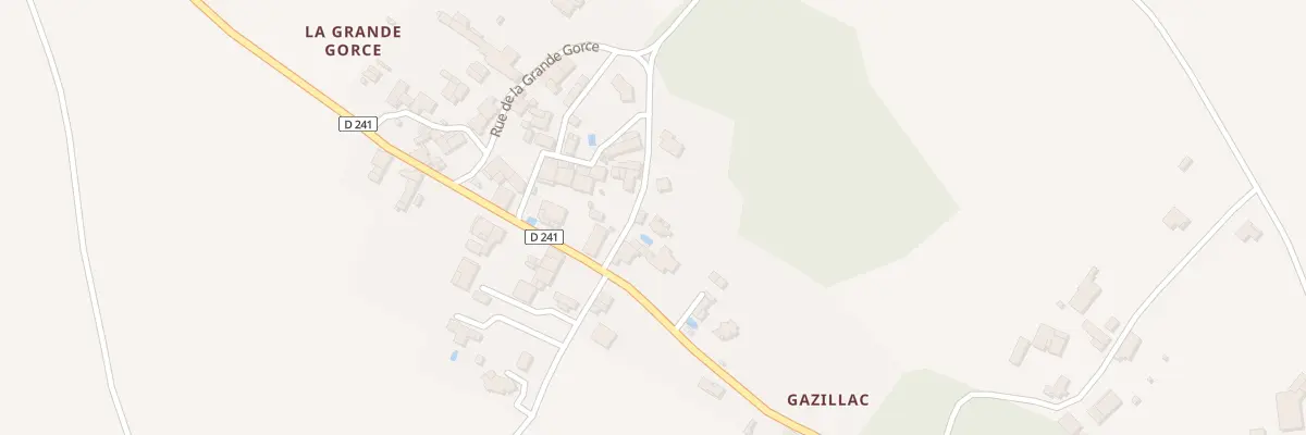 Plan du 4 La Grande Gorce au Chay
