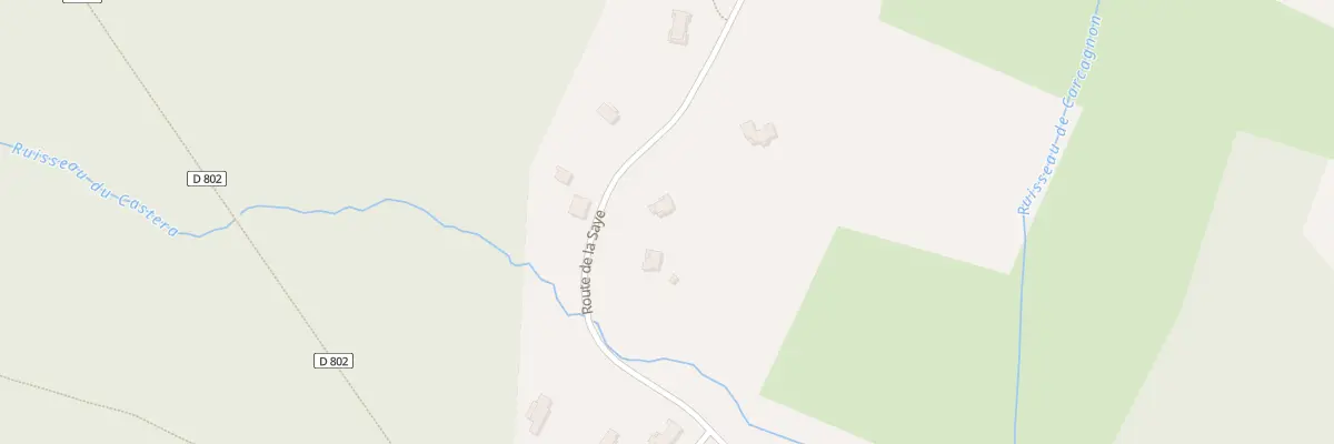 Plan du 49 Rte de la Saye à Mios