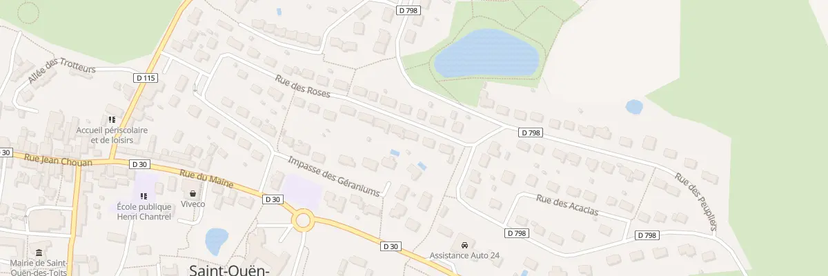 Plan du 22 Rue des Roses à Saint-Ouën-des-Toits
