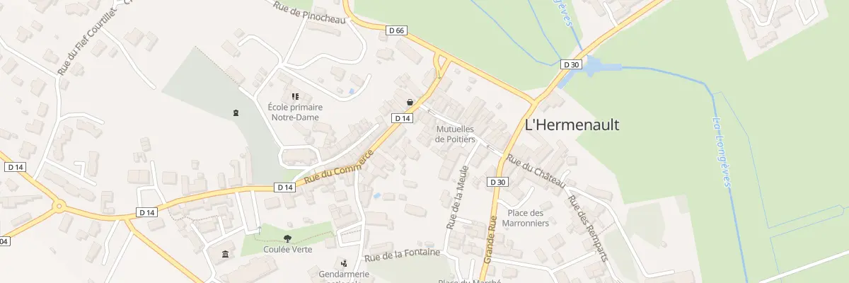 Plan du 11 Rue du commerce à L’Hermenault