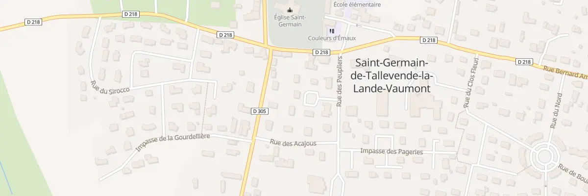 Plan du 3 Imp des Cypres - St Germain à Vire Normandie