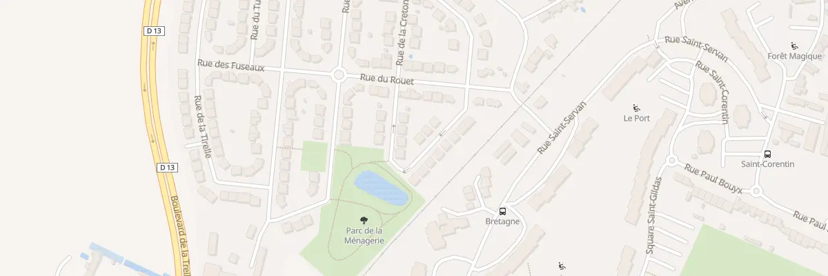 Plan du 2 Rue de la Moire à Cholet