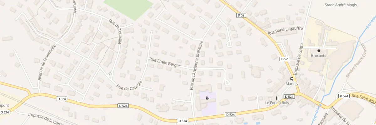 Plan du 9 Rue Emile Berger - Vire à Vire Normandie