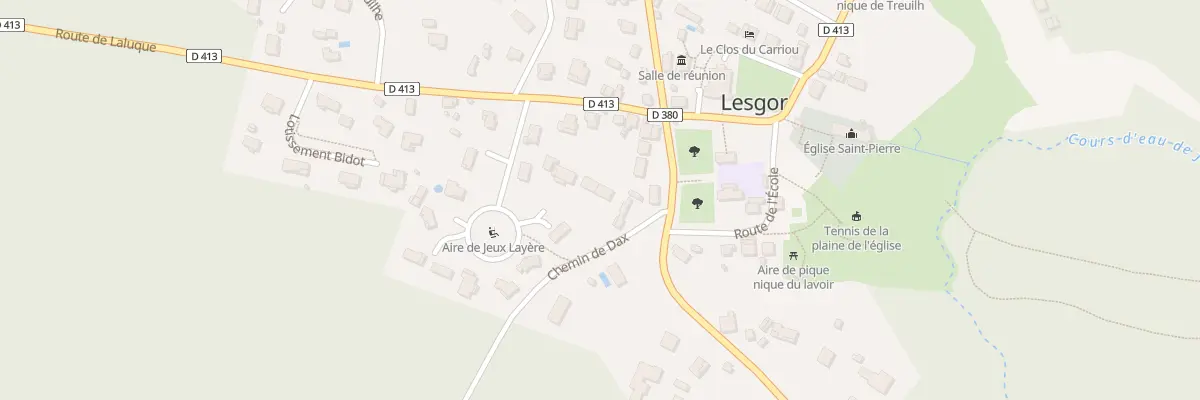 Plan du 60 Che de Dax à Lesgor
