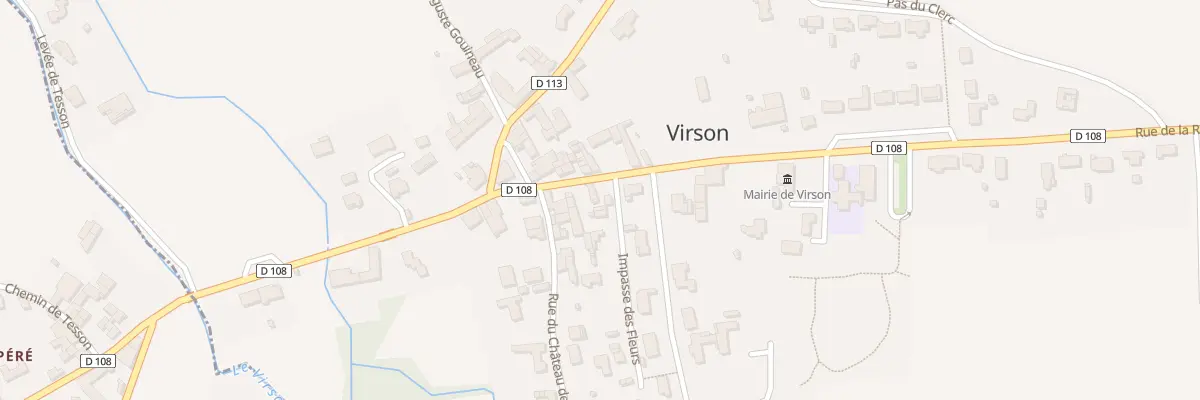 Plan du 24 Rue de la Rochelle à Virson