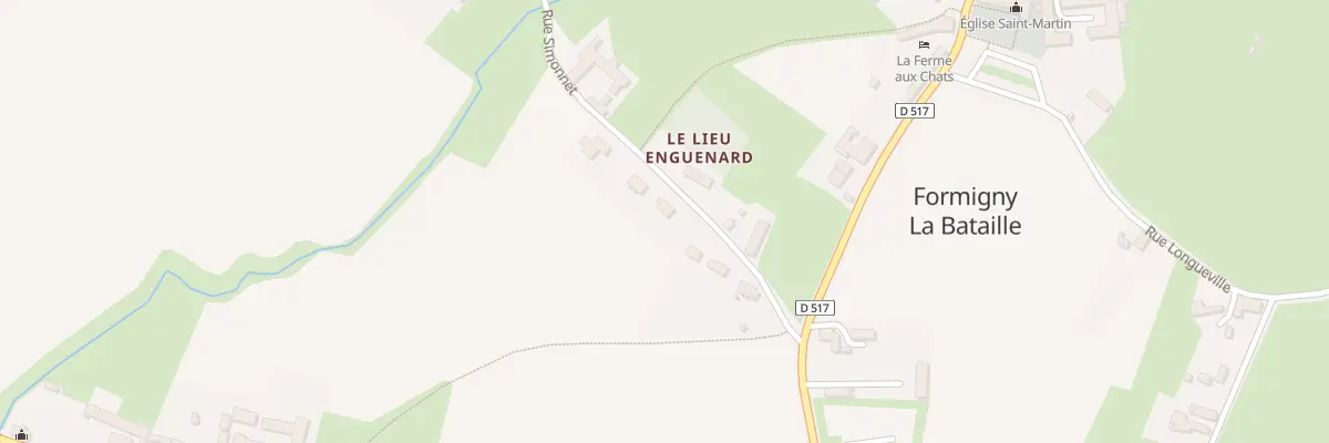 Plan du 145 Rue Simonnet à Formigny La Bataille