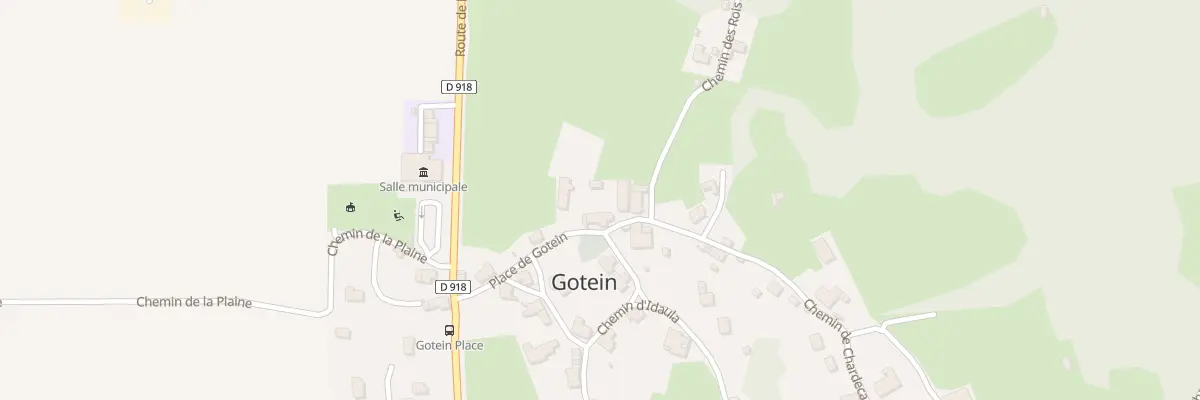 Plan du 125 Pl de Gotein à Gotein-Libarrenx