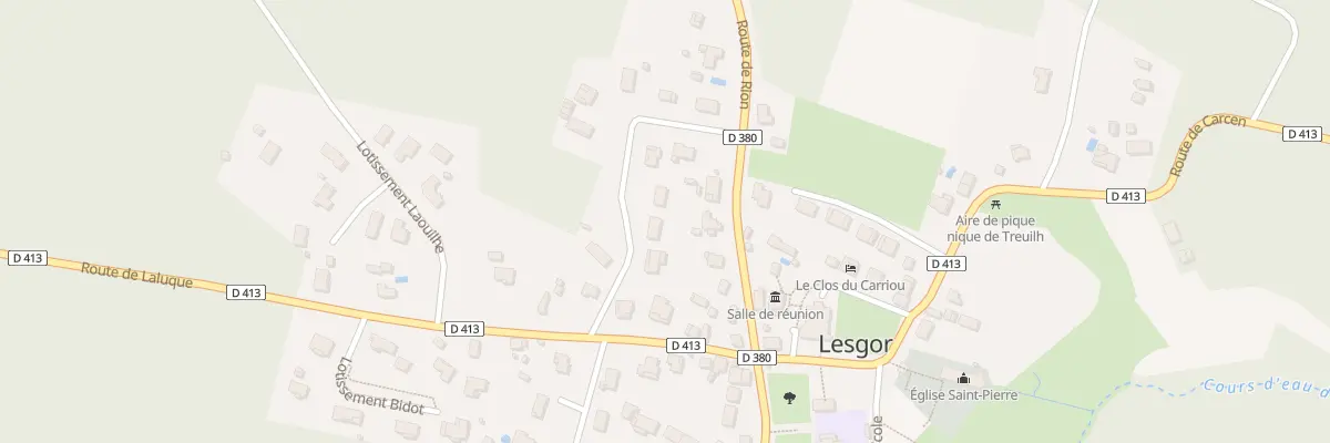 Plan du 7 Imp de Sempe à Lesgor