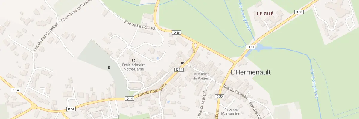 Plan du 4 Rue du commerce à L’Hermenault