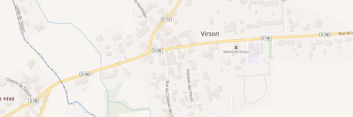 Plan du 22 Rue de la Rochelle à Virson