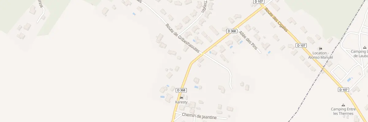 Plan du 801 Rte de Las Cagnottes à Préchacq-les-Bains
