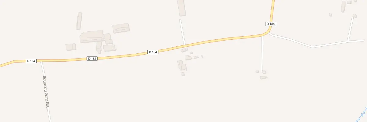 Plan du 7 Rte du Pont de Louvigny - Huss au Teilleul