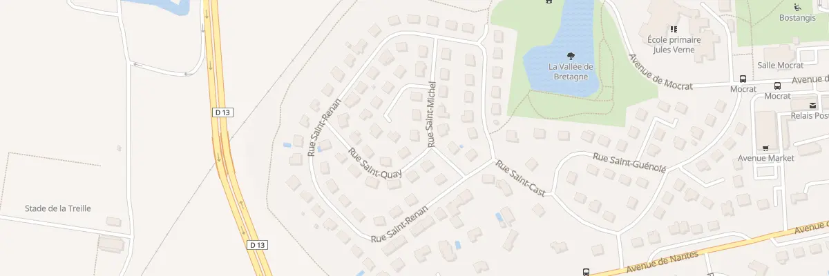 Plan du 1 Rue St Michel à Cholet