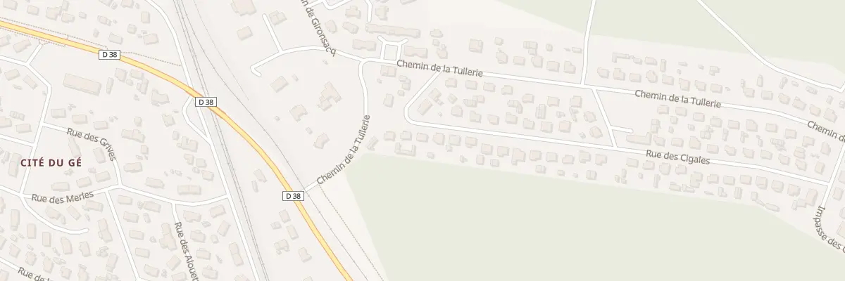 Plan du 10 Rue des Cigales à Morcenx-la-Nouvelle
