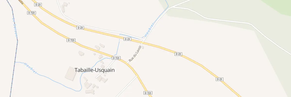 Plan du 1 Rue du Lavoir à Tabaille-Usquain