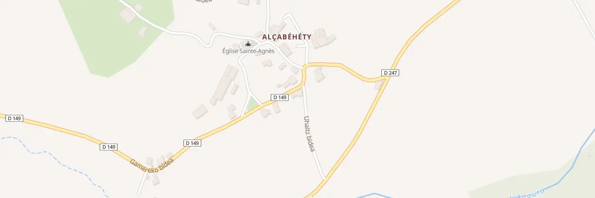 Plan du 5030 Alcabehety à Alçay-Alçabéhéty-Sunharette