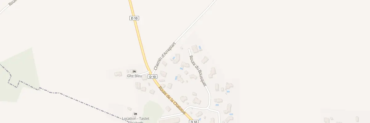 Plan du 295 Rte du Bousquet à Gousse