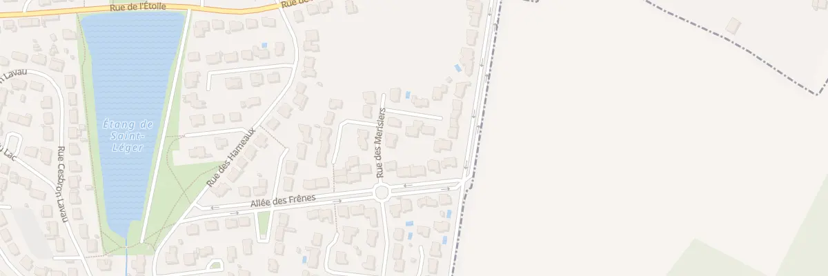Plan du 4 All des Prunelliers à Saint-Léger-sous-Cholet