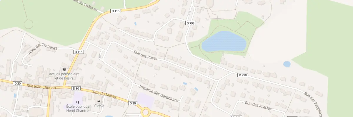 Plan du 21 Rue des Roses à Saint-Ouën-des-Toits
