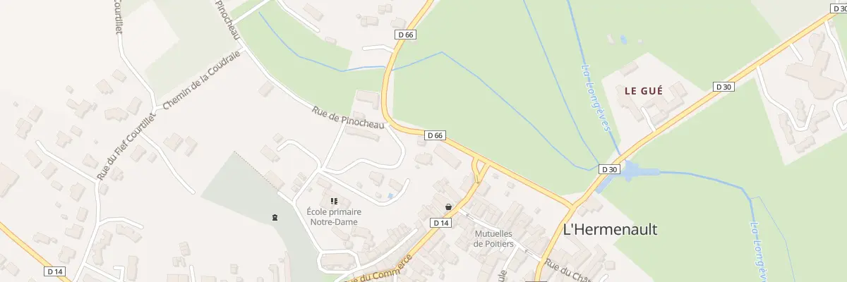Plan du 5442F Le Bourg à L’Hermenault