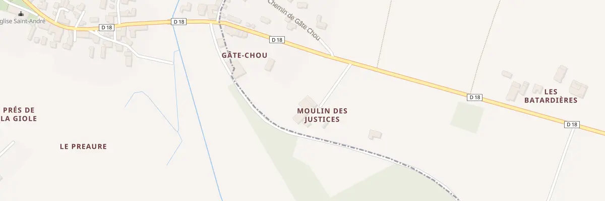 Plan du 23 Rte de Champagne à Pont-l’Abbé-d’Arnoult