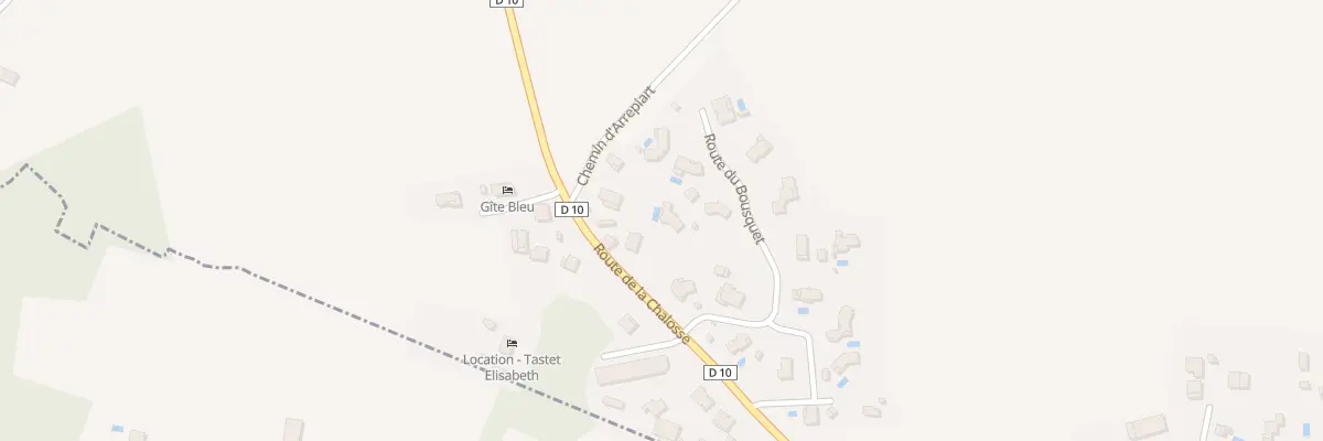 Plan du 275 Rte du Bousquet à Gousse