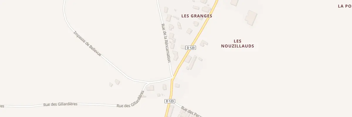Plan du 13 Rue des Granges à Saint-Hippolyte
