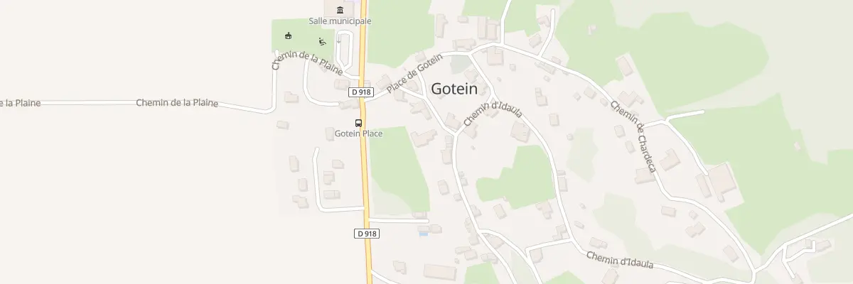 Plan du 76 Che d’Idaula à Gotein-Libarrenx