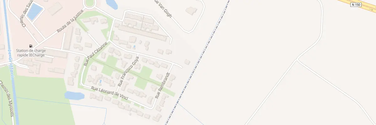 Plan du 21 Rue Gustave Courbet à Saujon