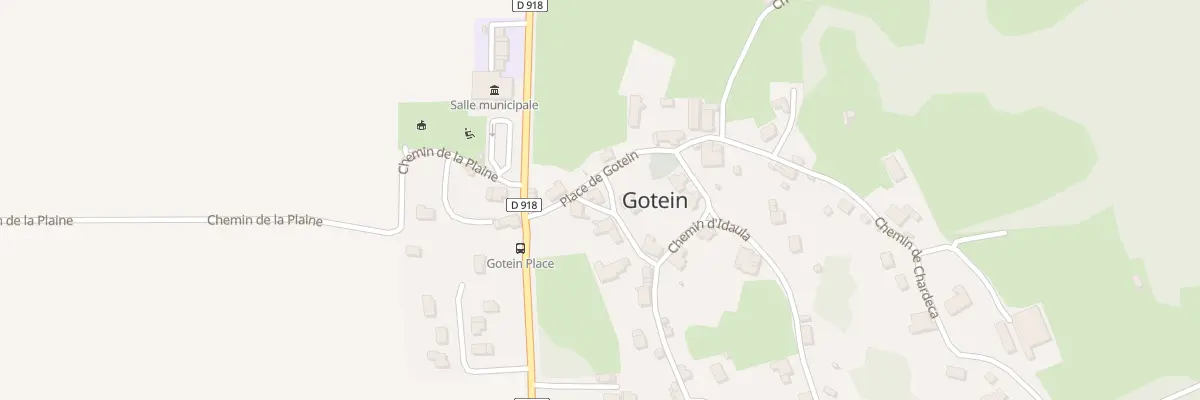 Plan du 64 Pl de Gotein à Gotein-Libarrenx