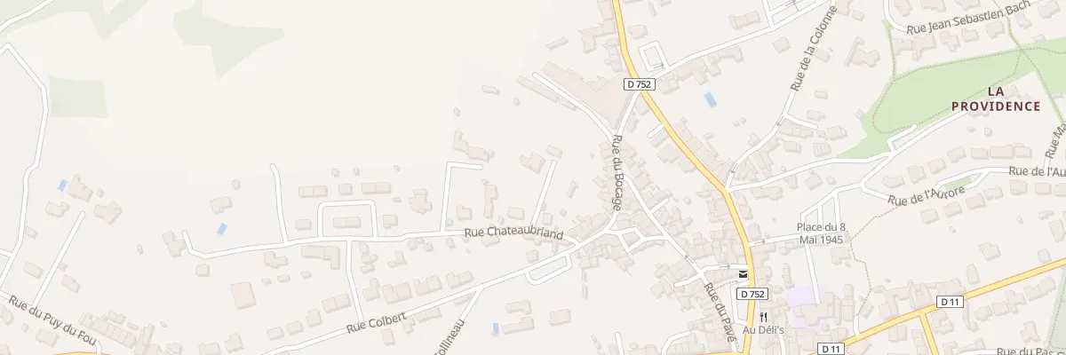 Plan du 2B Rue Chateaubriand aux Epesses