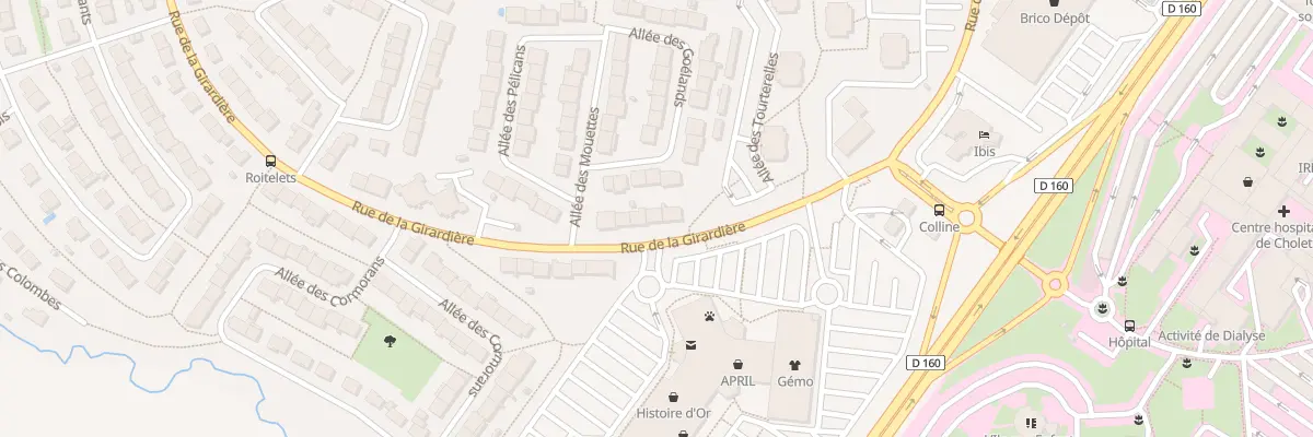 Plan du 105 Rue de la Girardière à Cholet