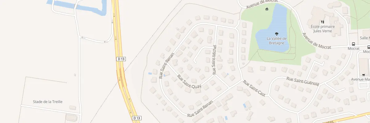 Plan du 8 Sq St-Lunaire à Cholet
