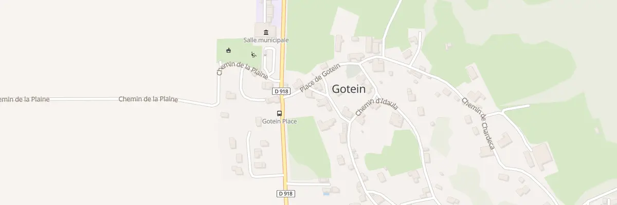 Plan du 48 Che d’Idaula à Gotein-Libarrenx