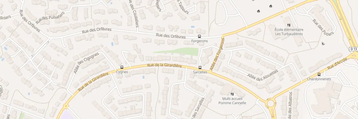 Plan du 32 Rue de la Girardière à Cholet