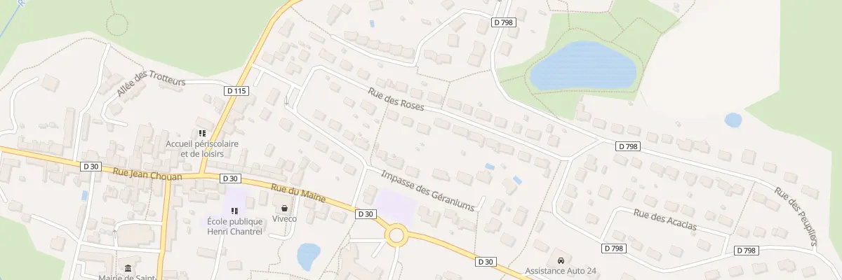 Plan du 12 Rue des Roses à Saint-Ouën-des-Toits